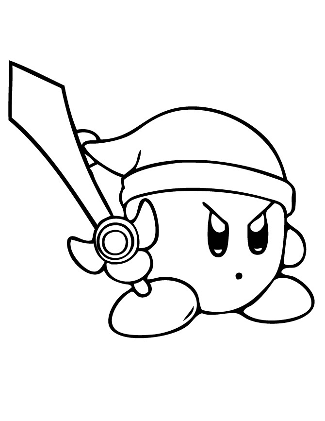 50+ Kirby Coloring Pages: Cute and Pink 20