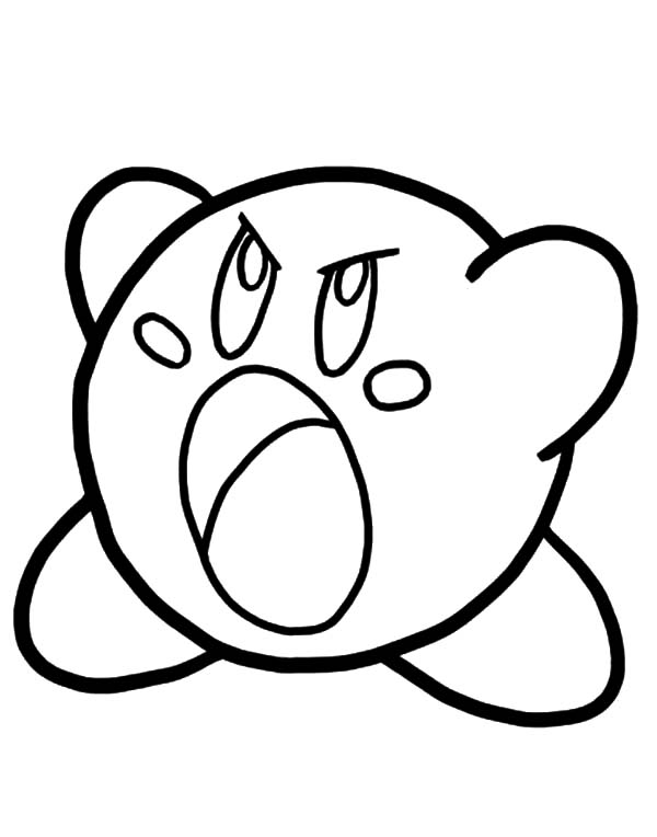 50+ Kirby Coloring Pages: Cute and Pink 21