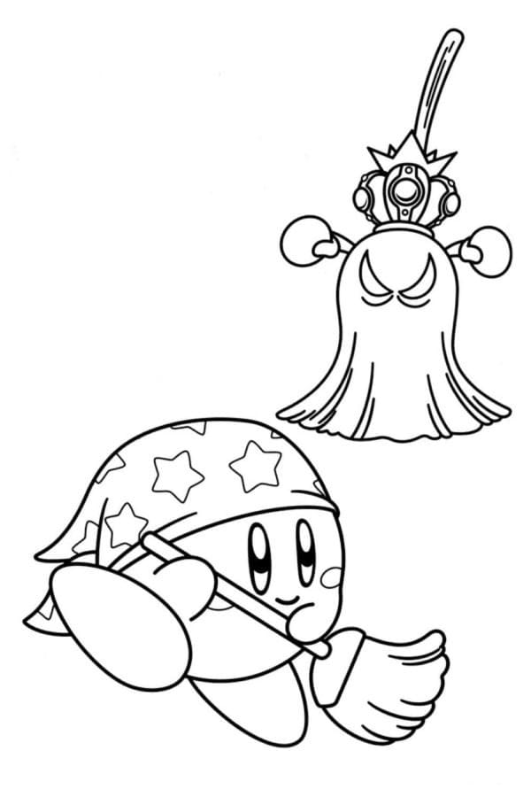 50+ Kirby Coloring Pages: Cute and Pink 25