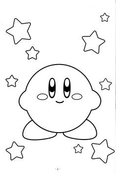 50+ Kirby Coloring Pages: Cute and Pink 34