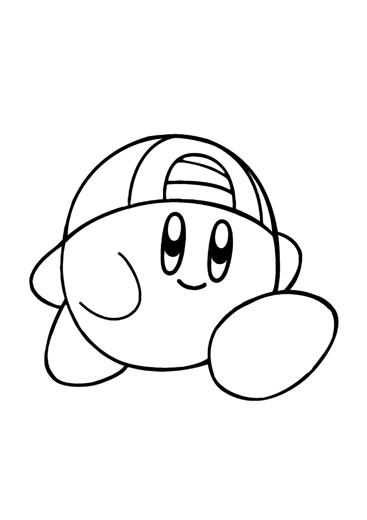 50+ Kirby Coloring Pages: Cute and Pink 4