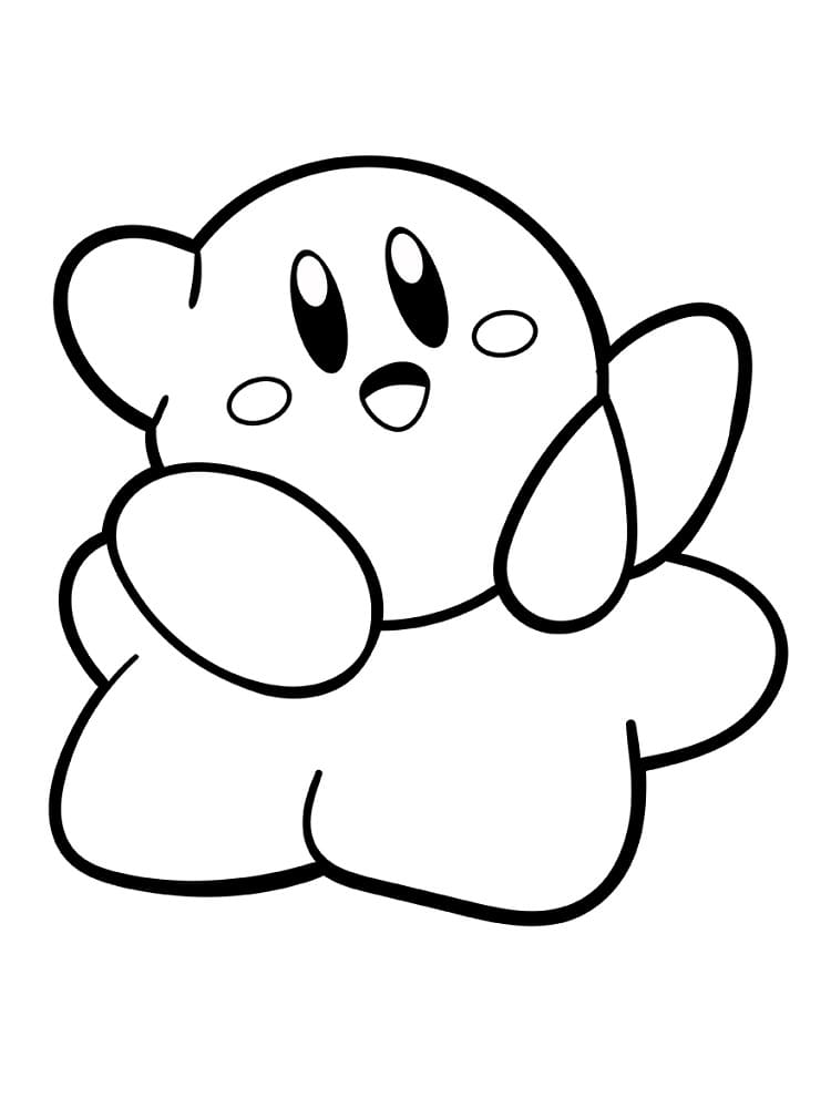 50+ Kirby Coloring Pages: Cute and Pink 40