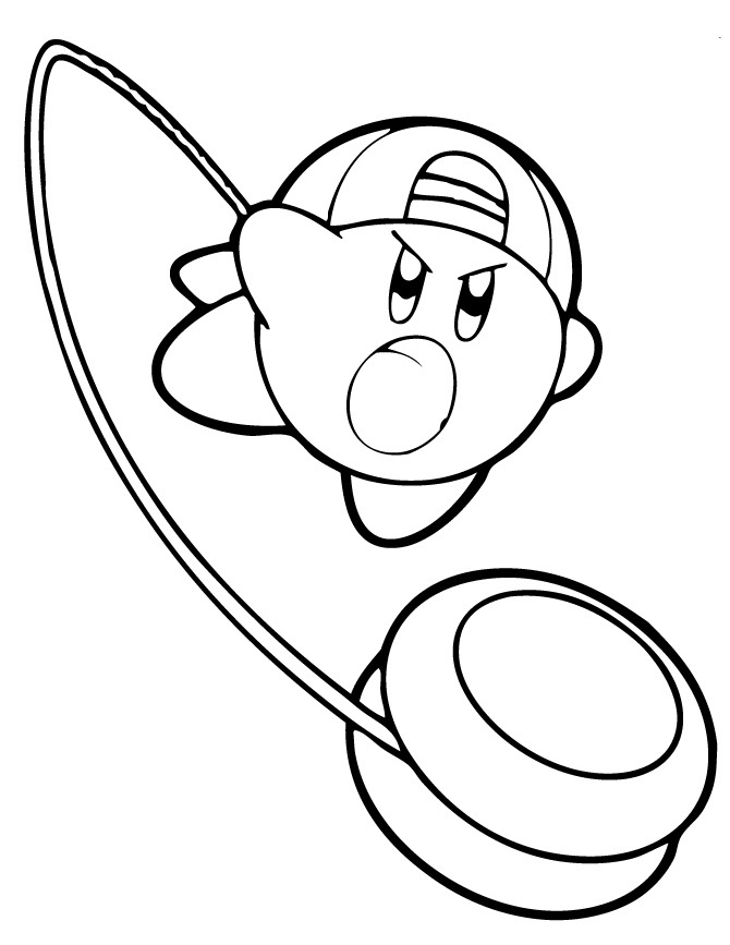 50+ Kirby Coloring Pages: Cute and Pink 42