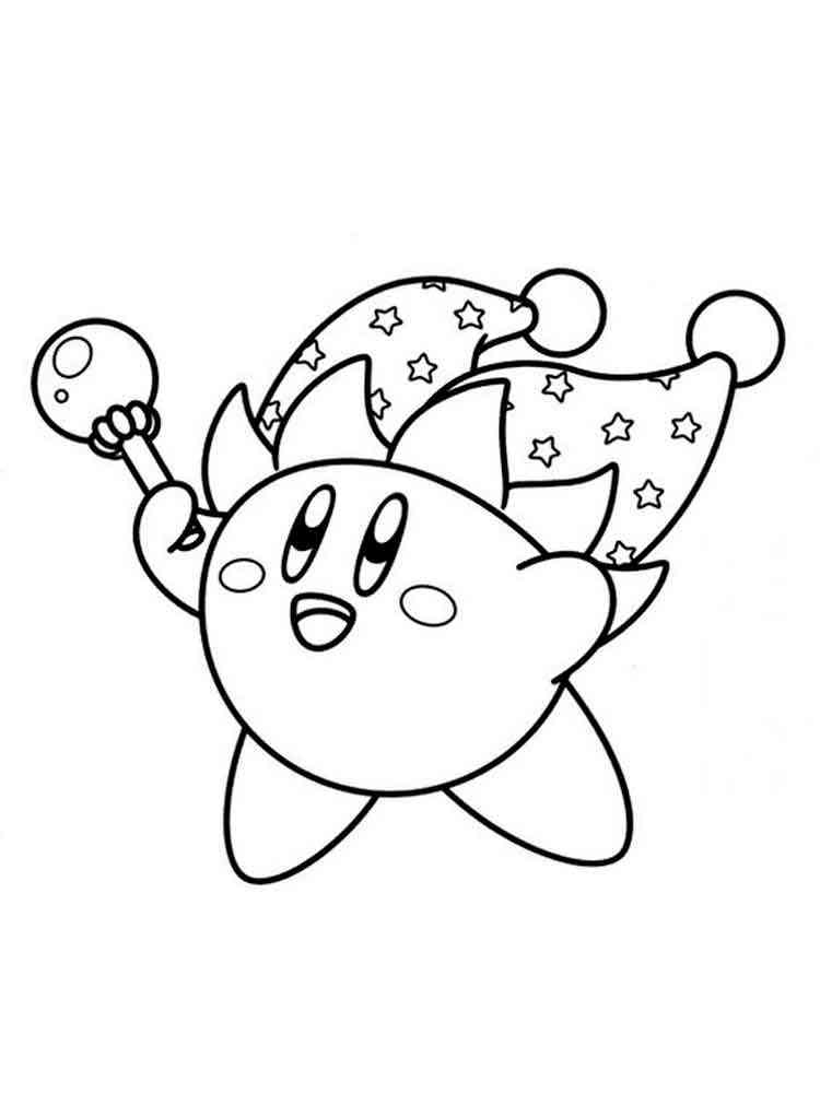 50+ Kirby Coloring Pages: Cute and Pink 44