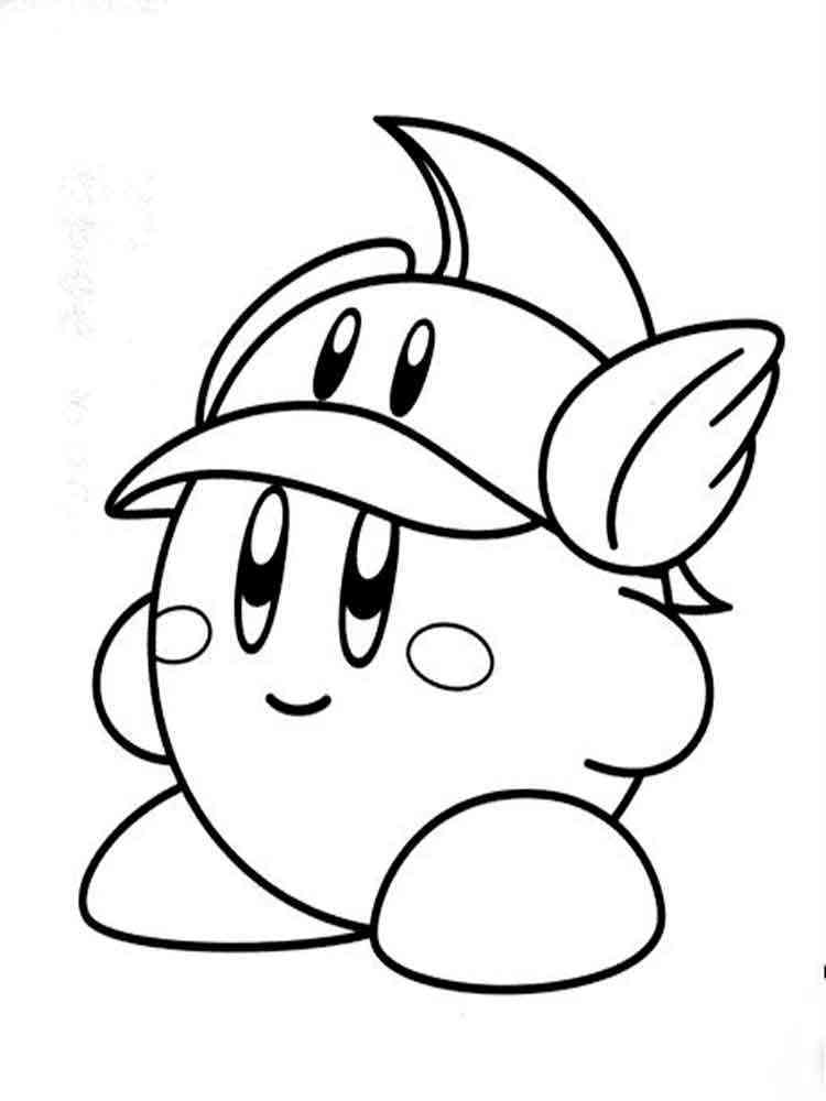 50+ Kirby Coloring Pages: Cute and Pink 54