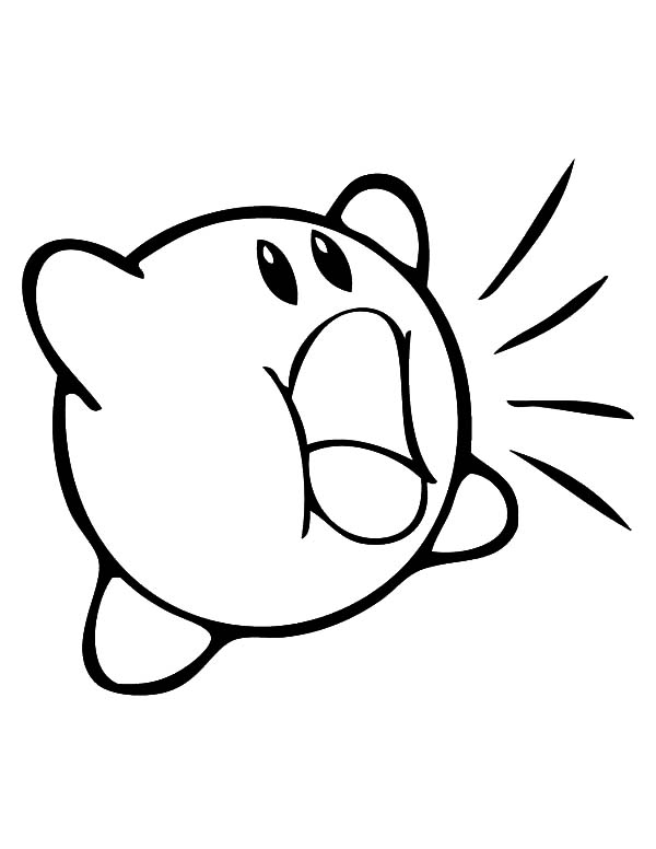 50+ Kirby Coloring Pages: Cute and Pink 7