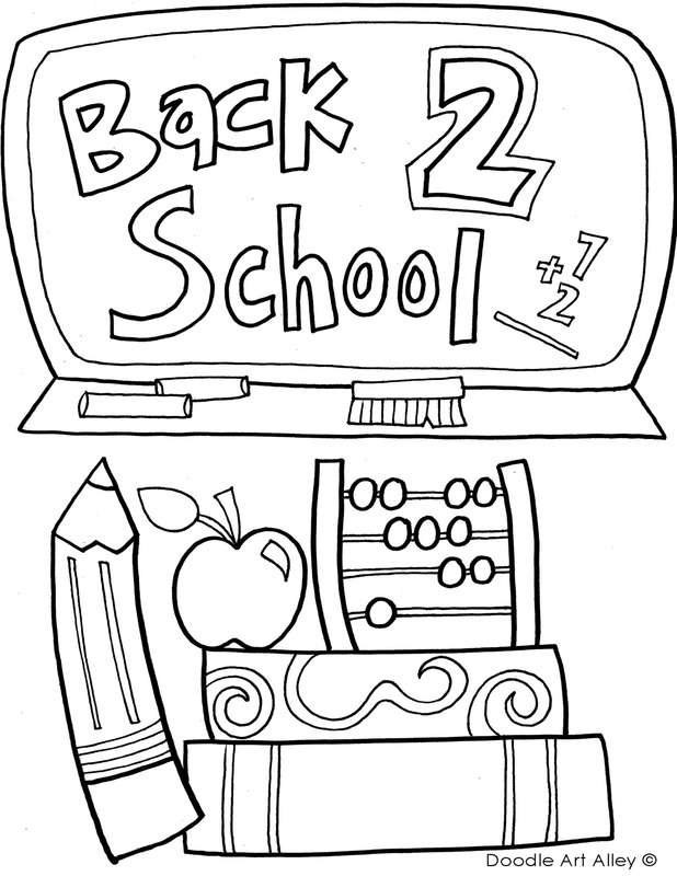 90+ Back to School Coloring Pages 22