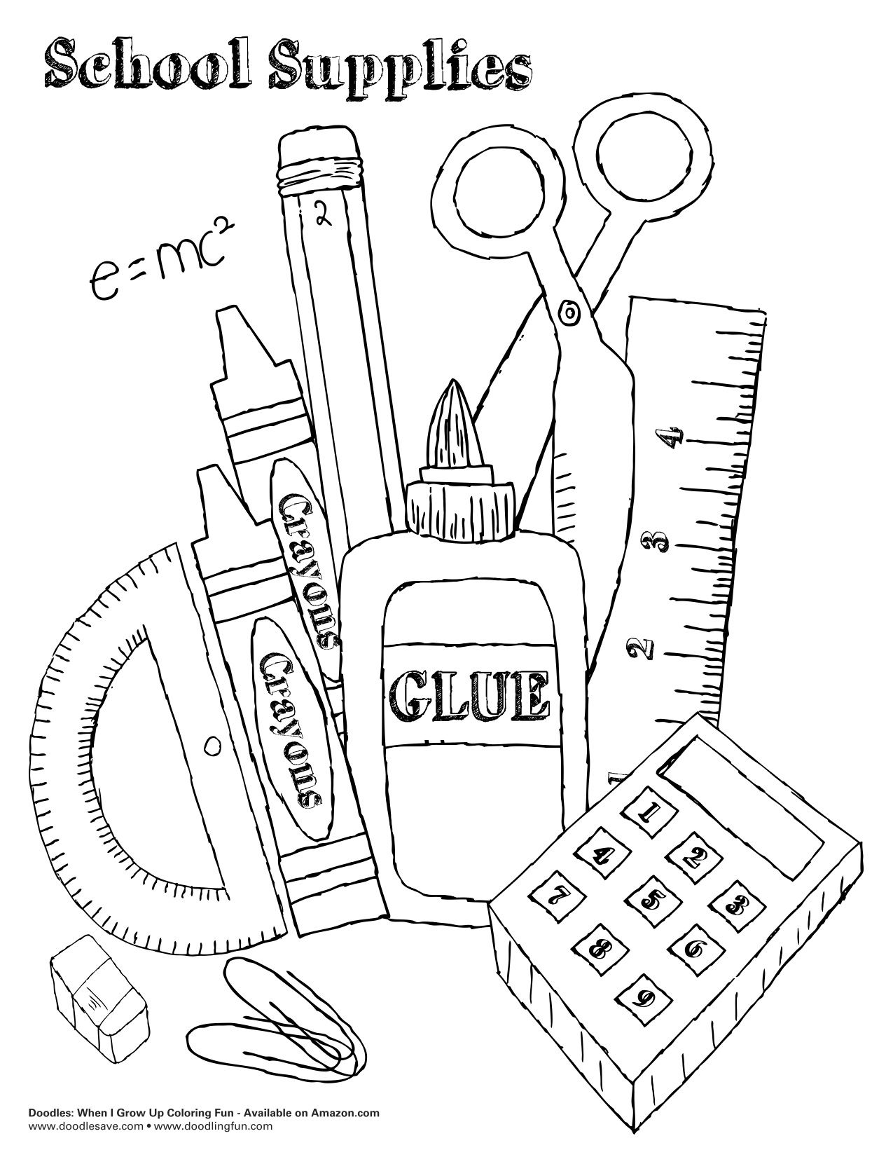 90+ Back to School Coloring Pages 27