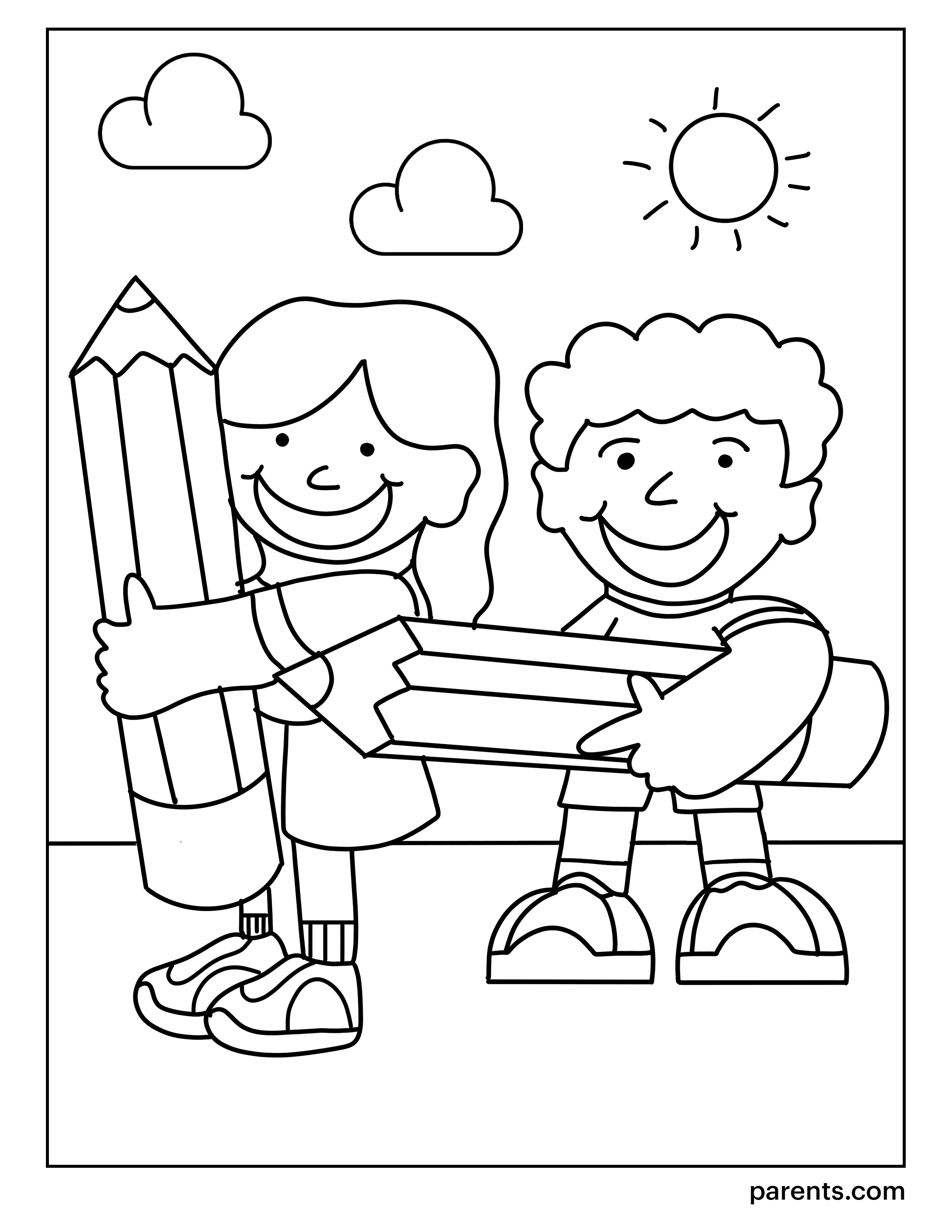 90+ Back to School Coloring Pages 31