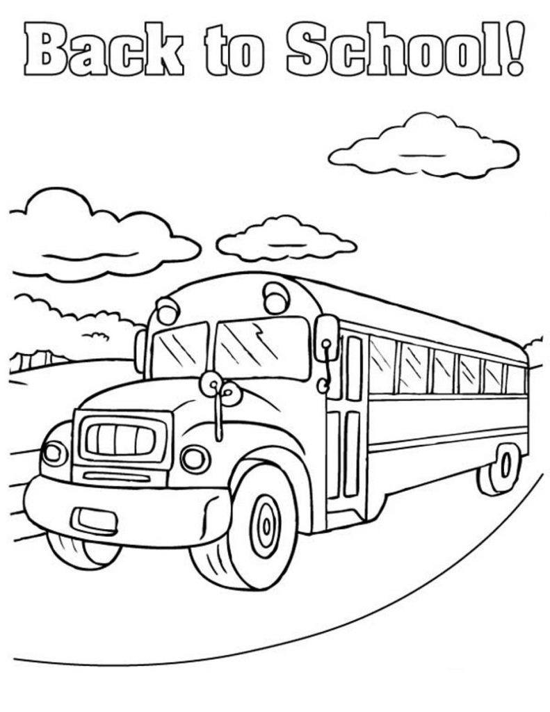 90+ Back to School Coloring Pages 35