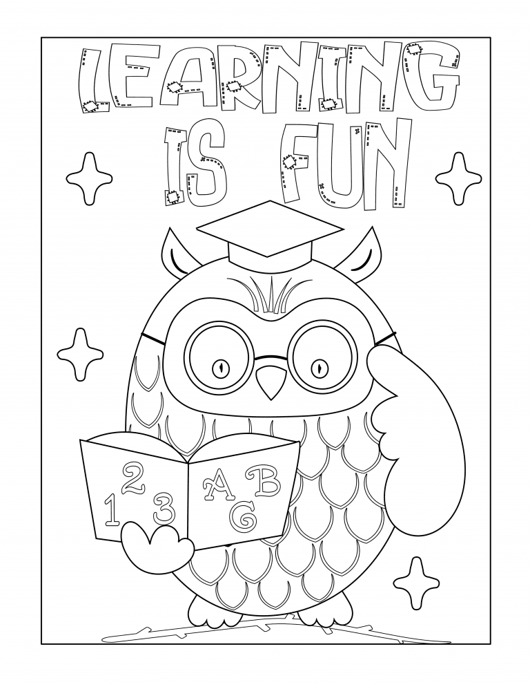 90+ Back to School Coloring Pages 36