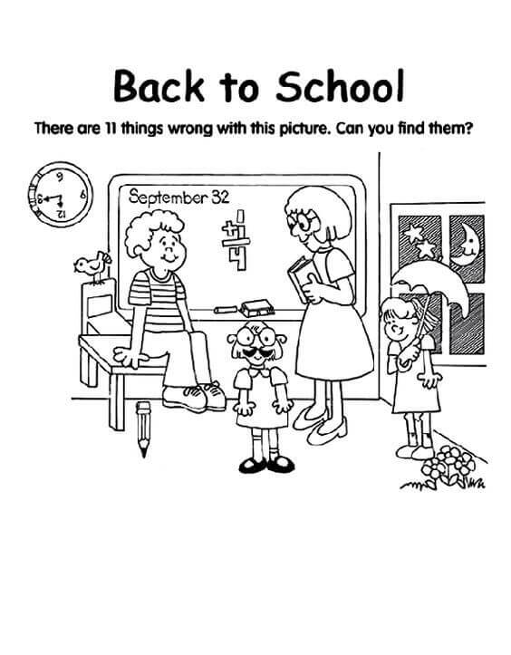 90+ Back to School Coloring Pages 38