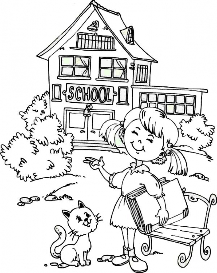 90+ Back to School Coloring Pages 43