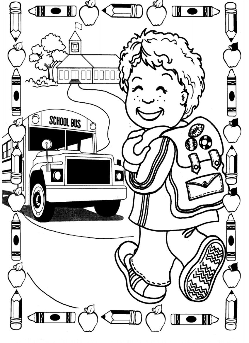 90+ Back to School Coloring Pages 52