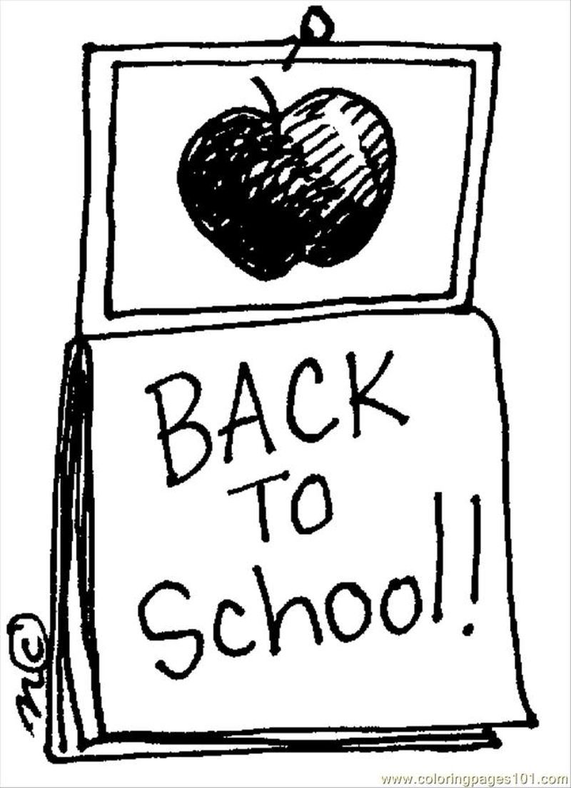 90+ Back to School Coloring Pages 6