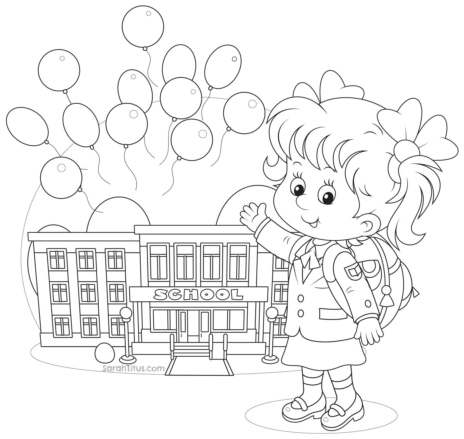 90+ Back to School Coloring Pages 62