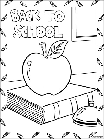 90+ Back to School Coloring Pages 85