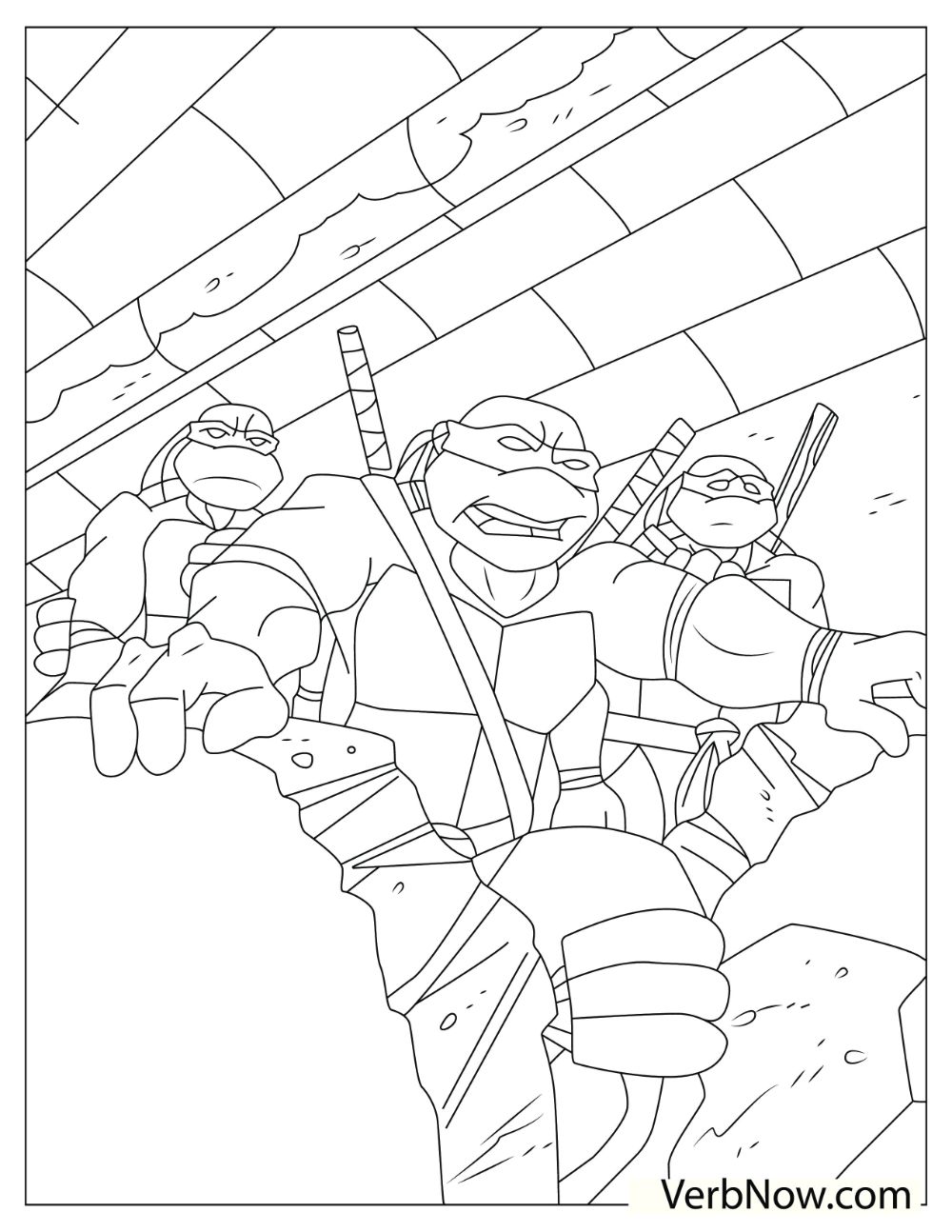 99+ Coloring Page Ninja Turtles: Cowabunga Coloring Adventure 19