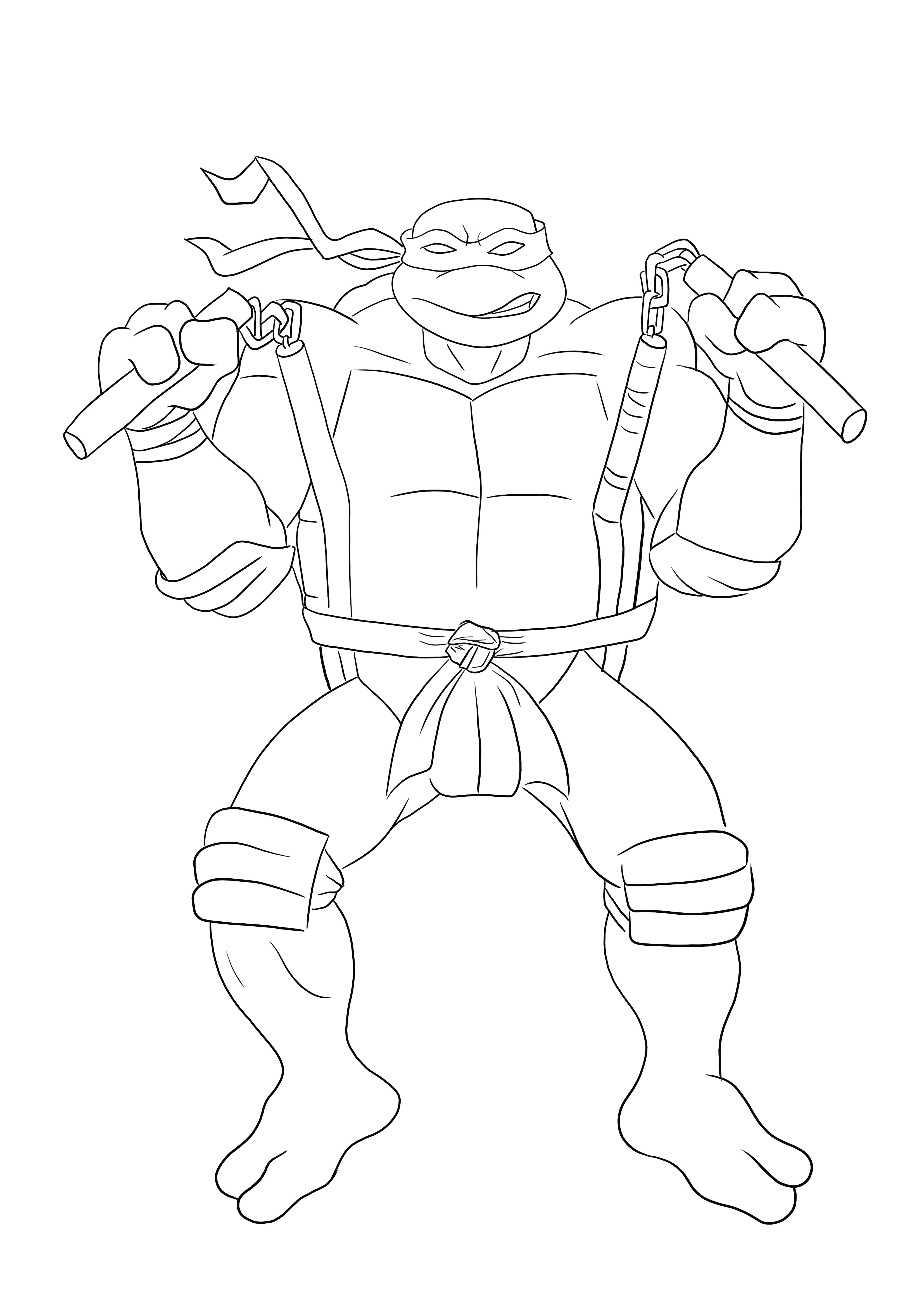 99+ Coloring Page Ninja Turtles: Cowabunga Coloring Adventure 2