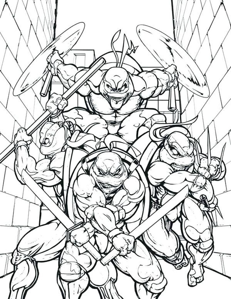 99+ Coloring Page Ninja Turtles: Cowabunga Coloring Adventure 23