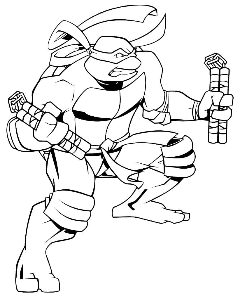 99+ Coloring Page Ninja Turtles: Cowabunga Coloring Adventure 24