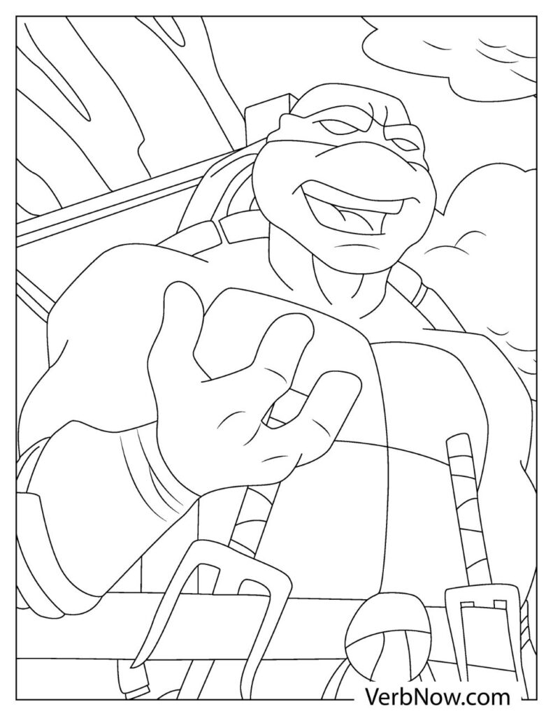 99+ Coloring Page Ninja Turtles: Cowabunga Coloring Adventure 25