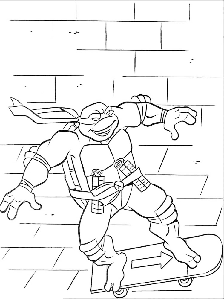 99+ Coloring Page Ninja Turtles: Cowabunga Coloring Adventure 33