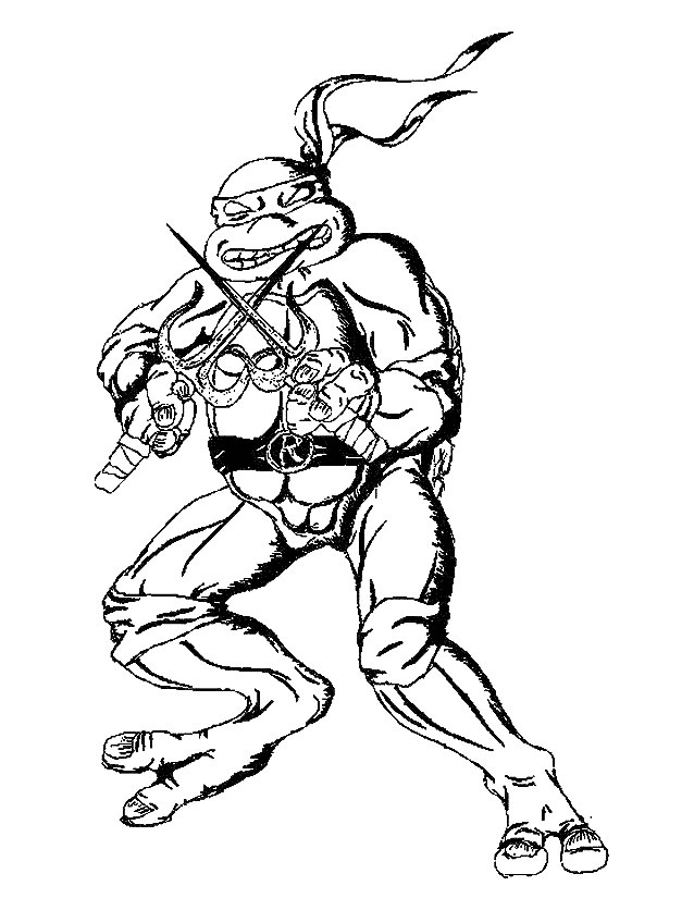 99+ Coloring Page Ninja Turtles: Cowabunga Coloring Adventure 47