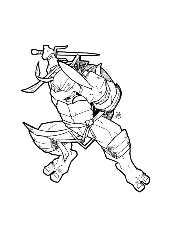 99+ Coloring Page Ninja Turtles: Cowabunga Coloring Adventure 51