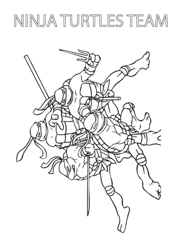 99+ Coloring Page Ninja Turtles: Cowabunga Coloring Adventure 55