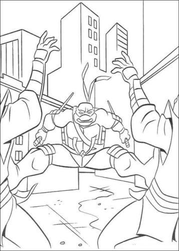 99+ Coloring Page Ninja Turtles: Cowabunga Coloring Adventure 75