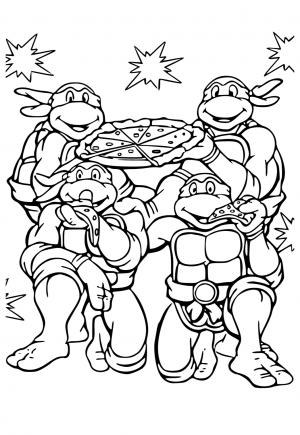 99+ Coloring Page Ninja Turtles: Cowabunga Coloring Adventure 82