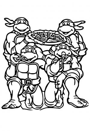 99+ Coloring Page Ninja Turtles: Cowabunga Coloring Adventure 84