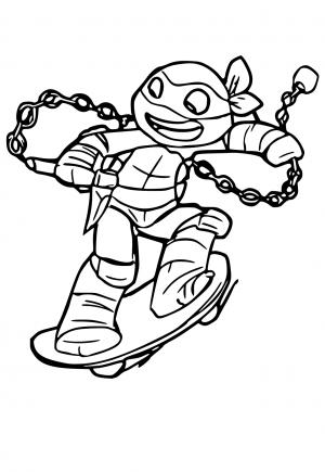 99+ Coloring Page Ninja Turtles: Cowabunga Coloring Adventure 85