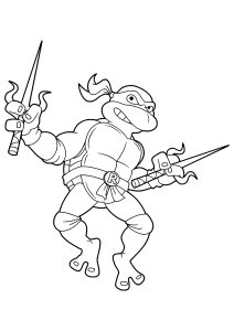 99+ Coloring Page Ninja Turtles: Cowabunga Coloring Adventure 97