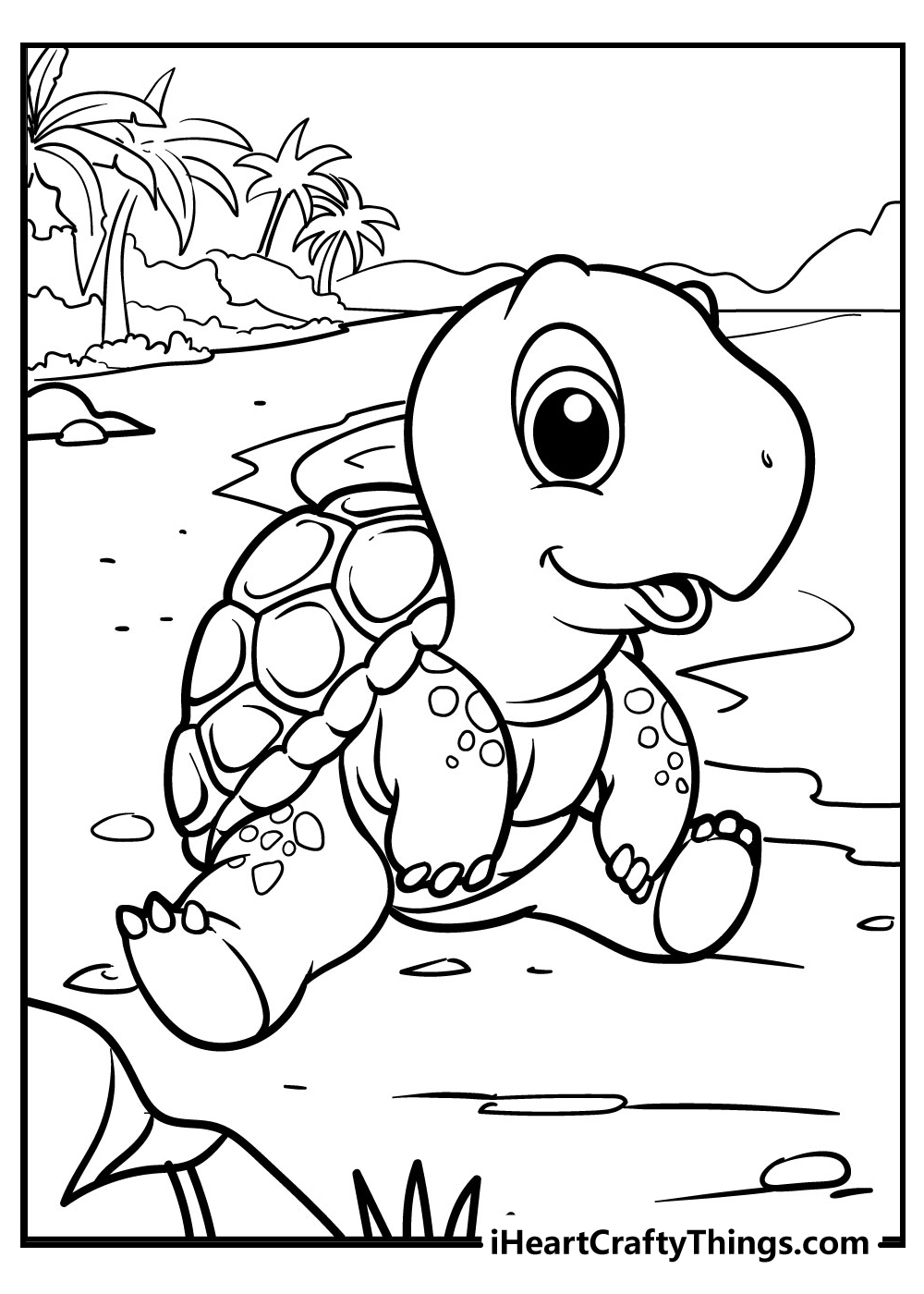 Turtle Coloring Pages: 110 Relaxing Designs for Turtle Lovers 1