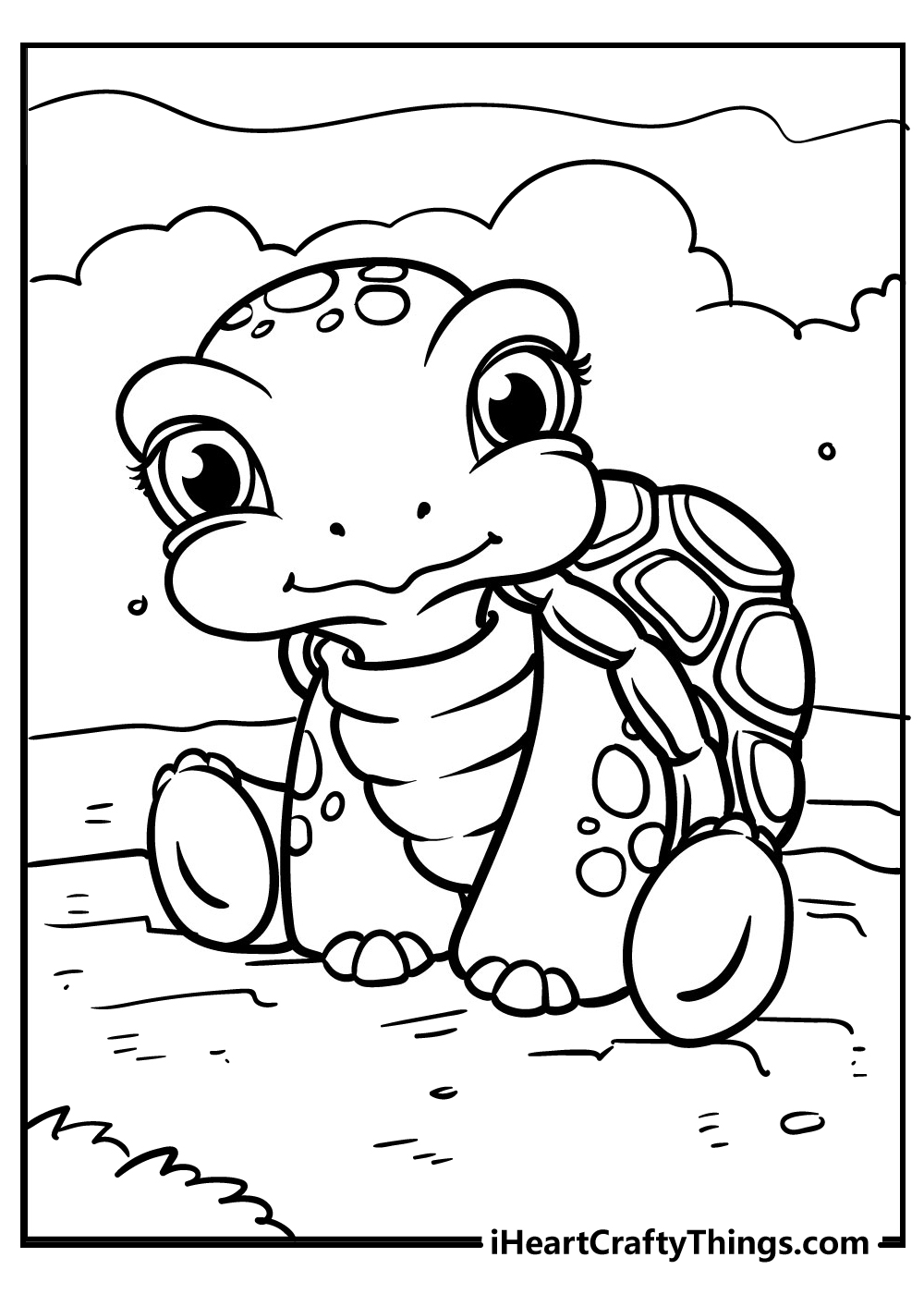 Turtle Coloring Pages: 110 Relaxing Designs for Turtle Lovers 134