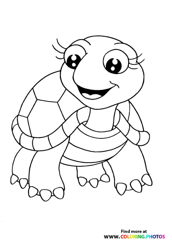 Turtle Coloring Pages: 110 Relaxing Designs for Turtle Lovers 17