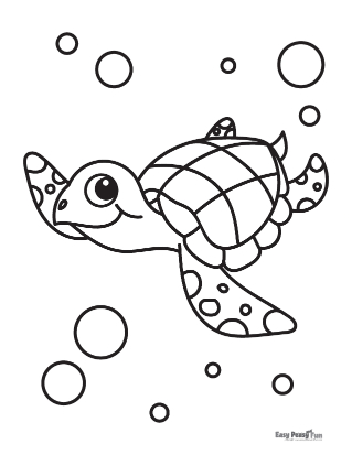 Turtle Coloring Pages: 110 Relaxing Designs for Turtle Lovers 69