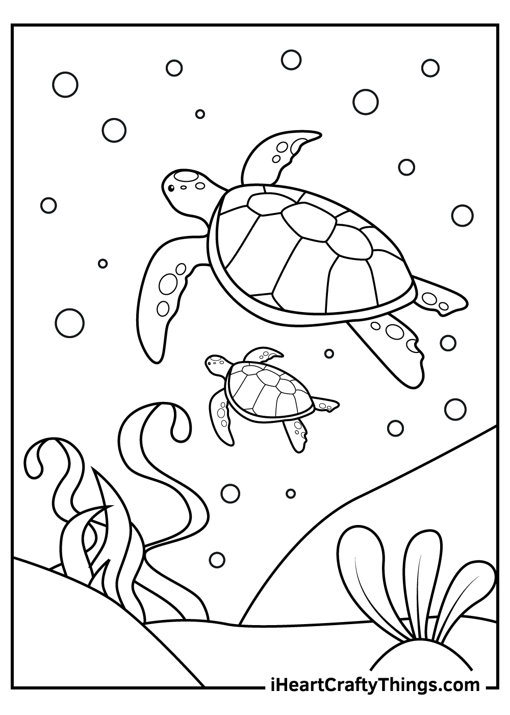 Turtle Coloring Pages: 110 Relaxing Designs for Turtle Lovers 88