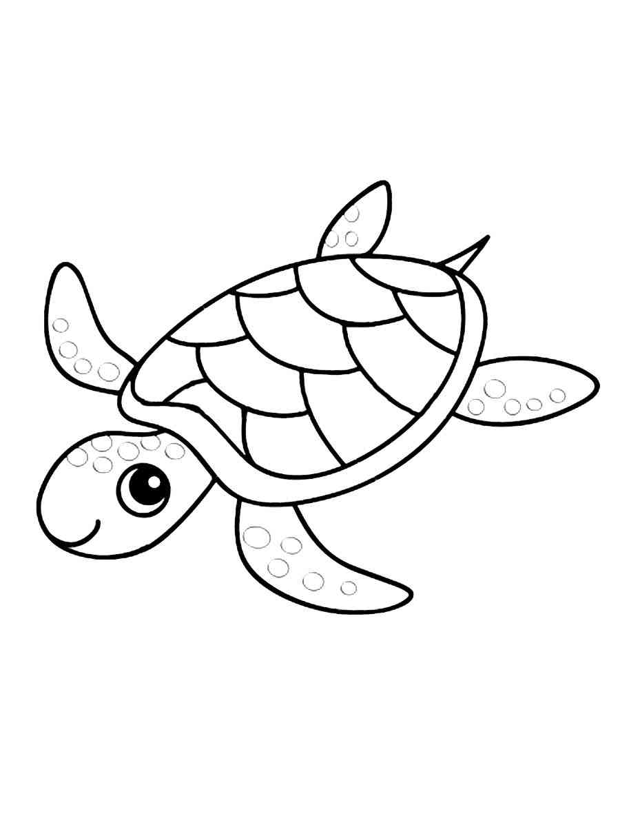 Turtle Coloring Pages: 110 Relaxing Designs for Turtle Lovers 92