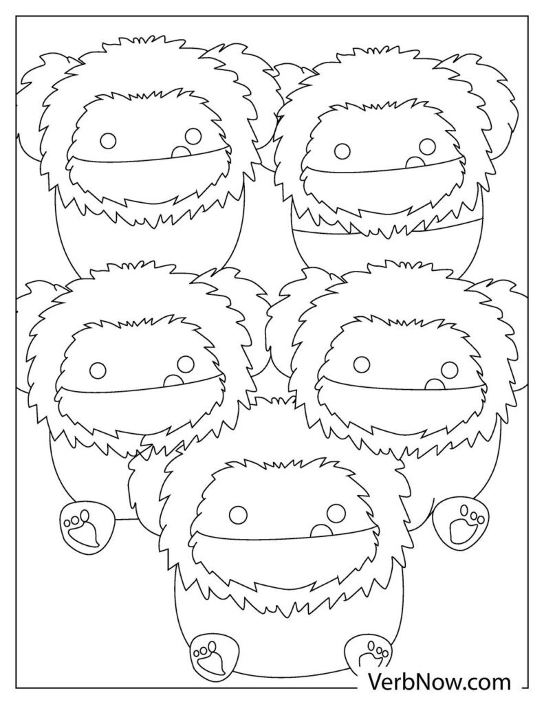 100 Squishmallows Coloring Pages FREE Printable 104