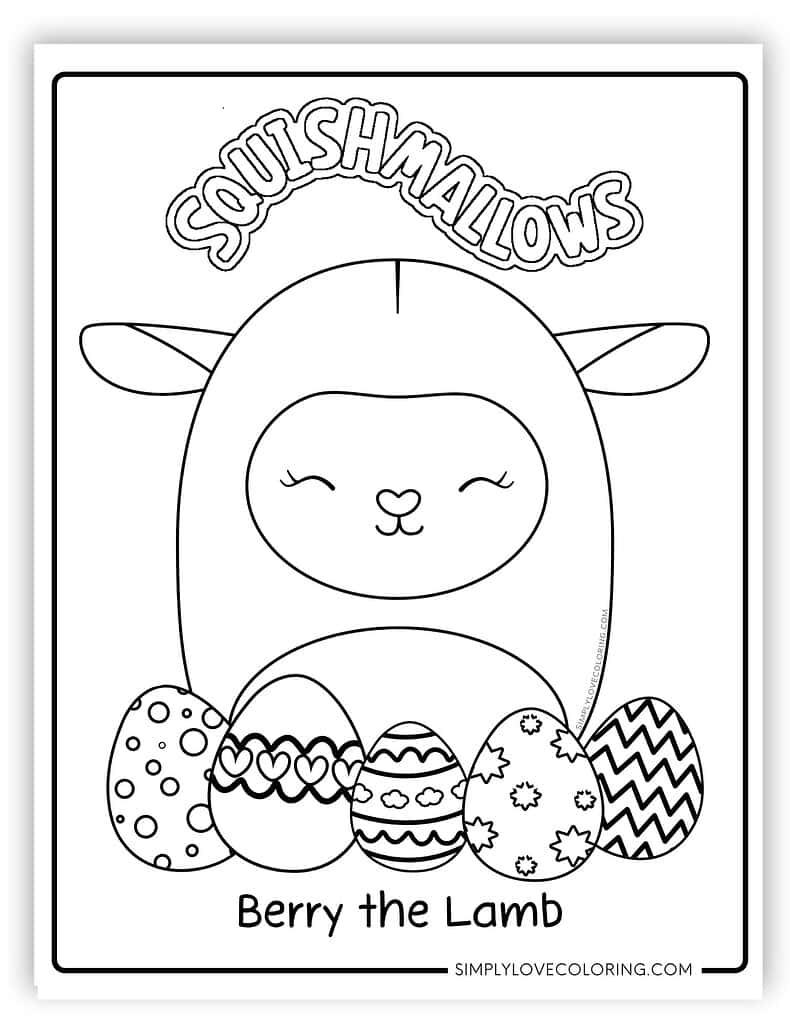 100 Squishmallows Coloring Pages FREE Printable 107