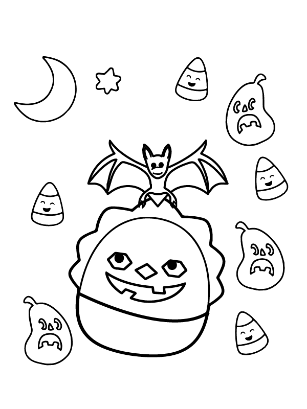 100 Squishmallows Coloring Pages FREE Printable 121