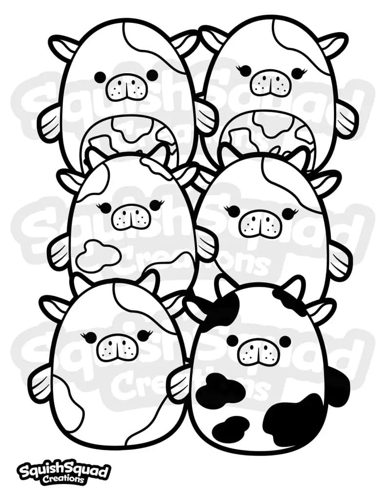 100 Squishmallows Coloring Pages FREE Printable 122