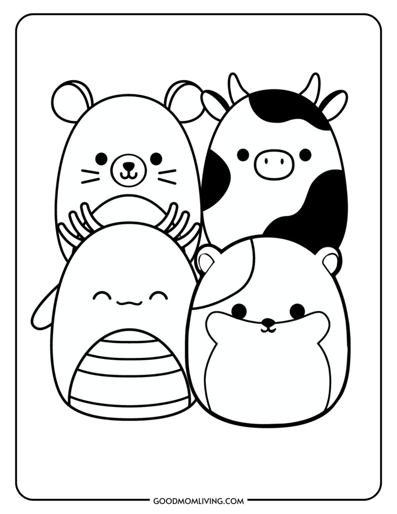 100 Squishmallows Coloring Pages FREE Printable 13