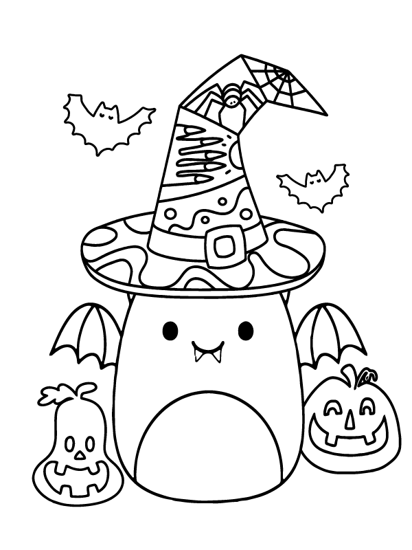 100 Squishmallows Coloring Pages FREE Printable 134