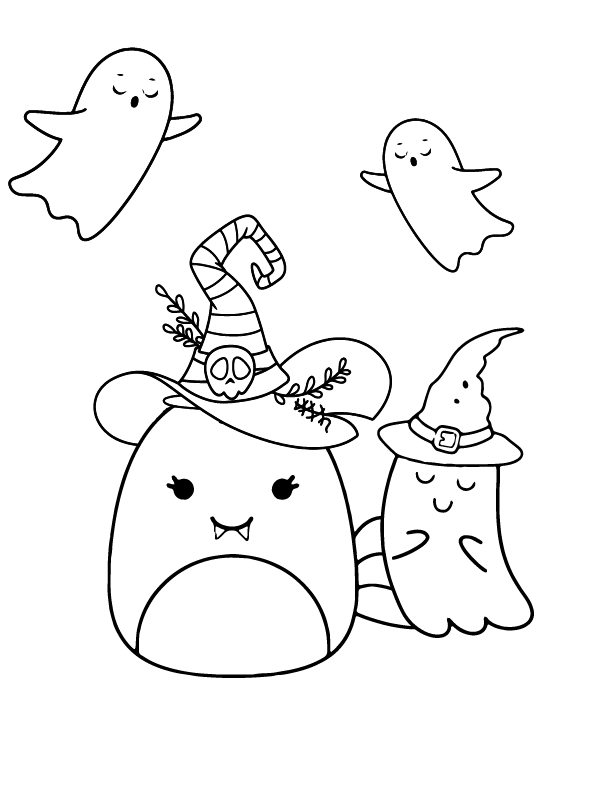 100 Squishmallows Coloring Pages FREE Printable 15