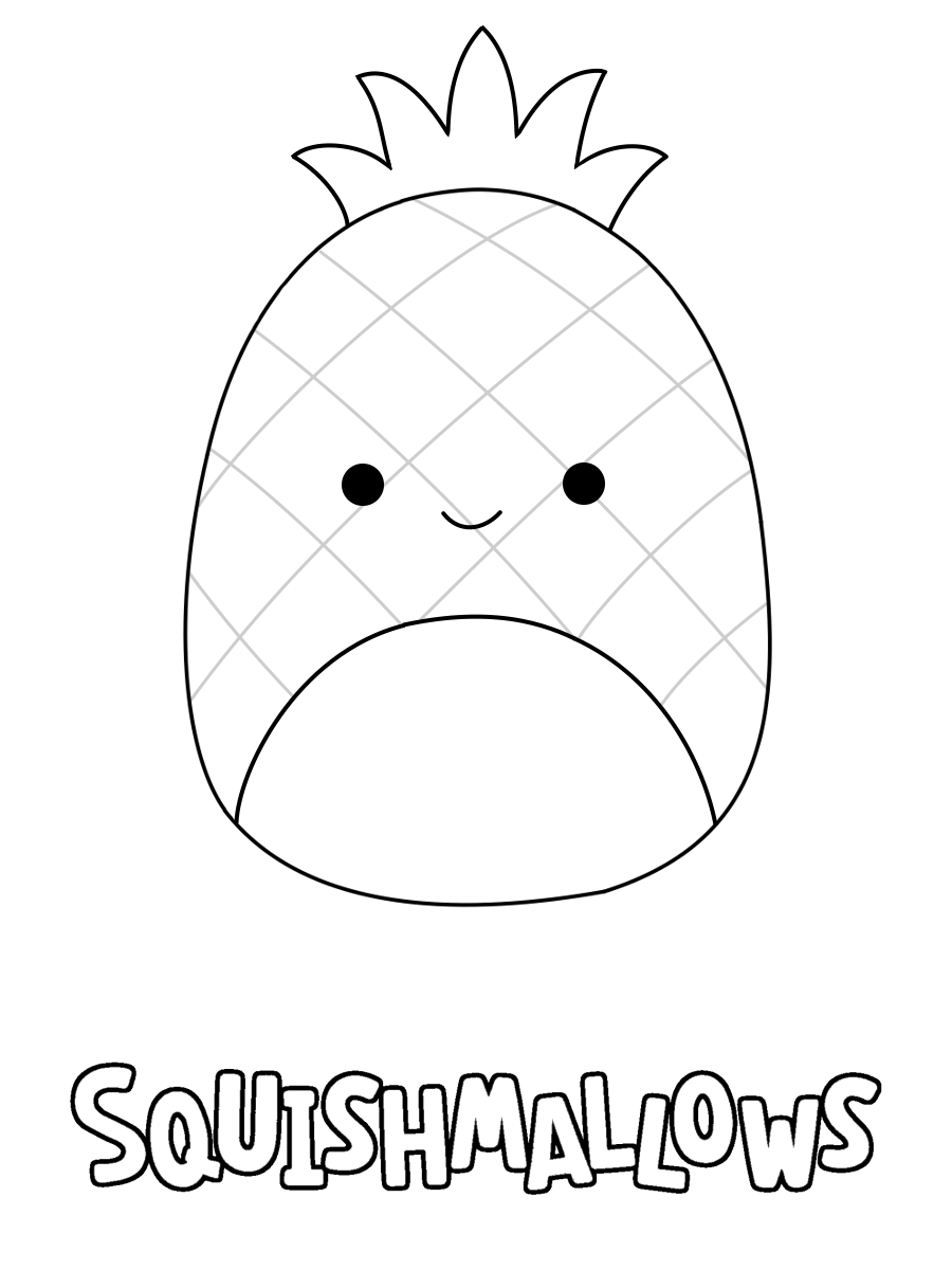 100 Squishmallows Coloring Pages FREE Printable 34