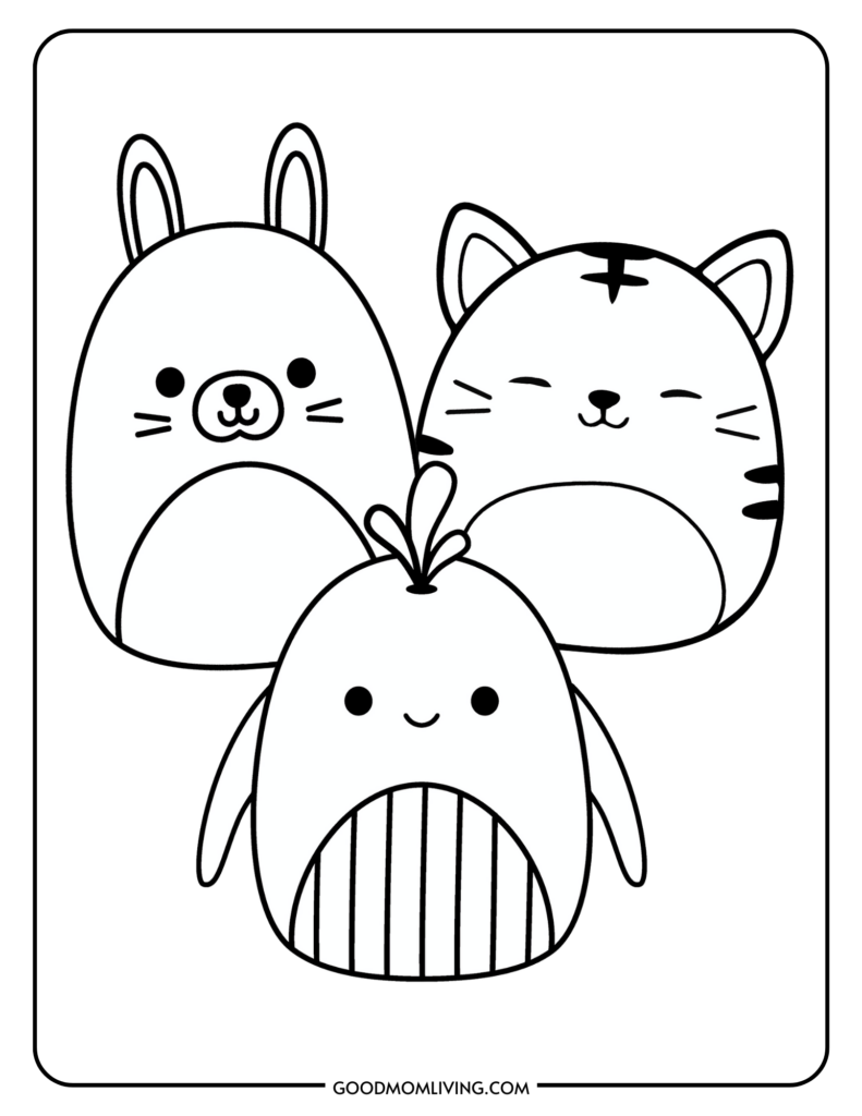 100 Squishmallows Coloring Pages FREE Printable 44